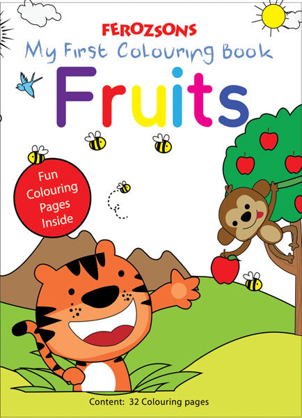 My First Colouring Book Fruits-Books-Maktaba Sultan e Alamgir