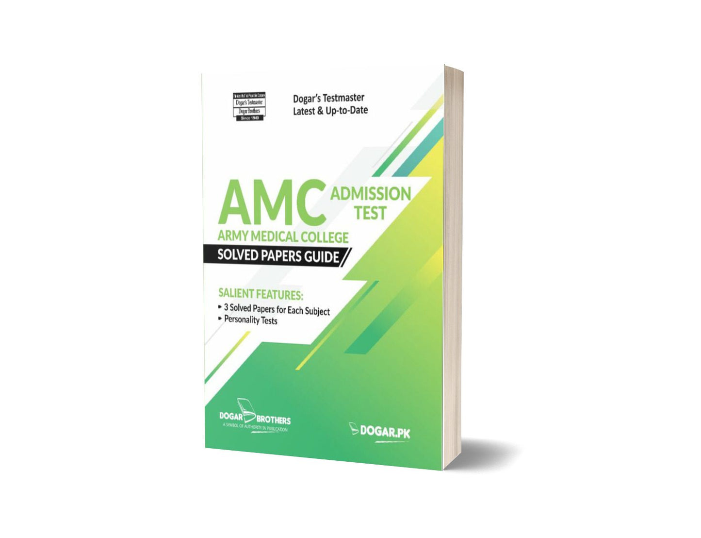 AMC Admission Test Solved Papers Guide By Dogar Brothers-Books-Maktaba Sultan e Alamgir