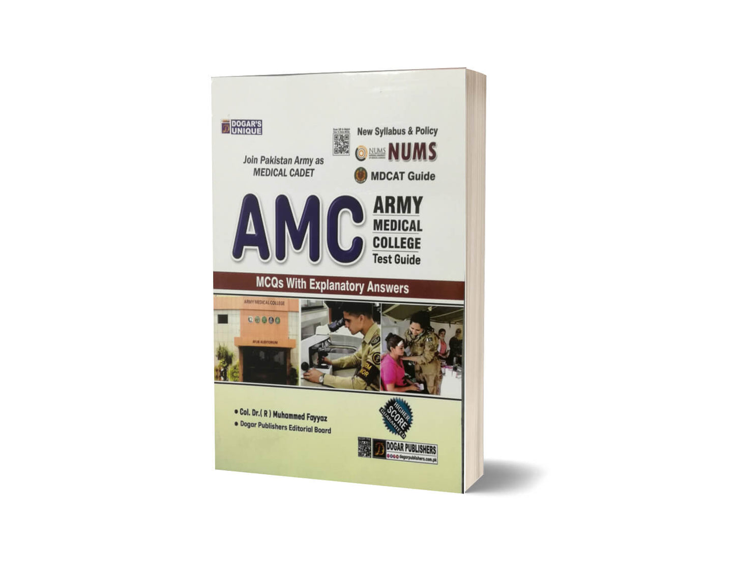 AMC ( Army Medical College ) Test Guide By Dogar Publishers-Books-Maktaba Sultan e Alamgir