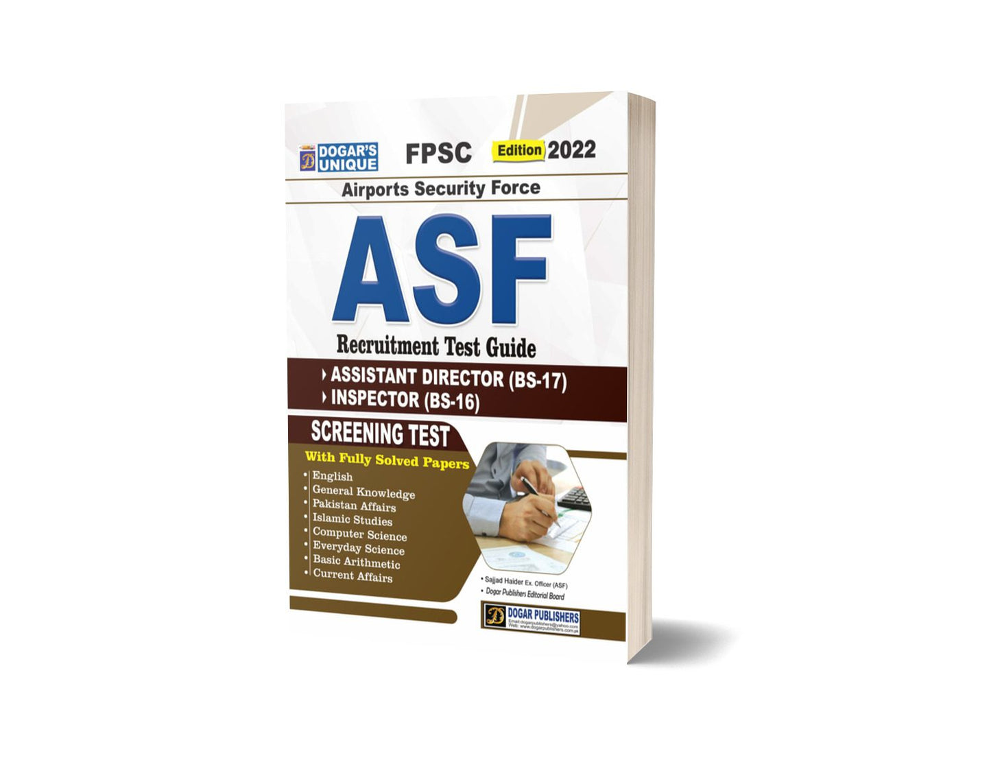 ASF Guide Assistant Director & Inspector By Sajjad Haider – Dogar Publishers-Books-Maktaba Sultan e Alamgir