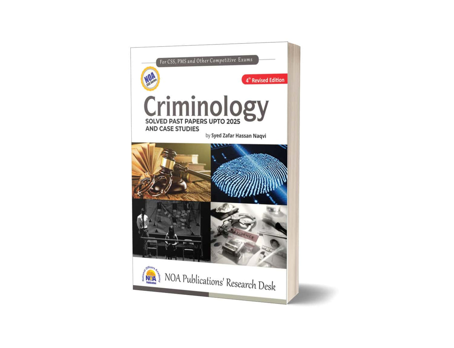 Criminology With Solved Past Papers By Syed Hassan Naqvi- NOA Academy-Books-Maktaba Sultan e Alamgir