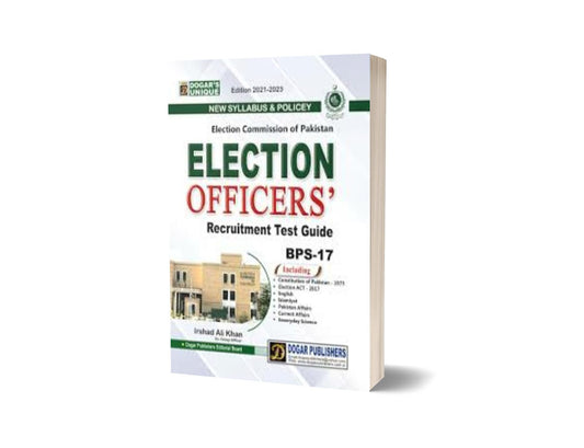 Election Officers Recruitment Test Guide By Irshad Ali Khan-Books-Maktaba Sultan e Alamgir