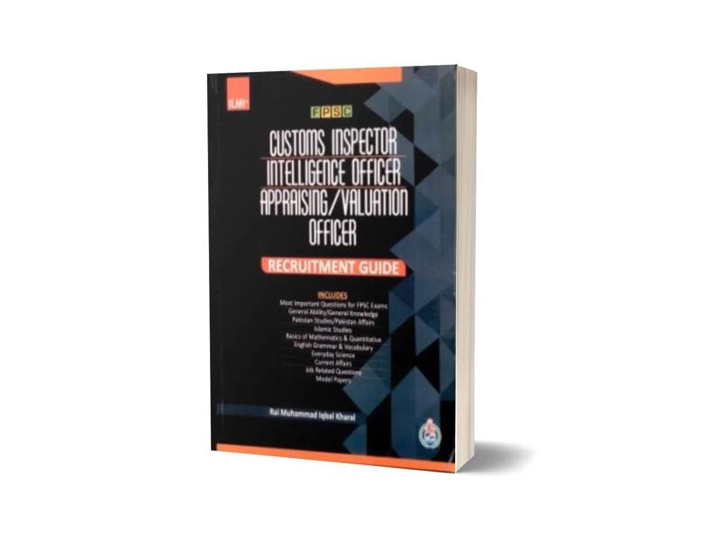FPSC Inspector Customs Intelligence and Preventive Officer Guide-Books-Maktaba Sultan e Alamgir