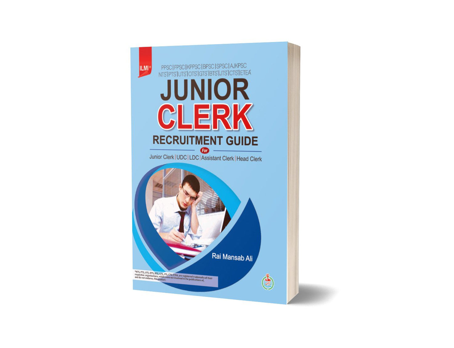 Ilmi Junior Clerk Recruitment Guide by Rai Mansab Ali-Books-Maktaba Sultan e Alamgir