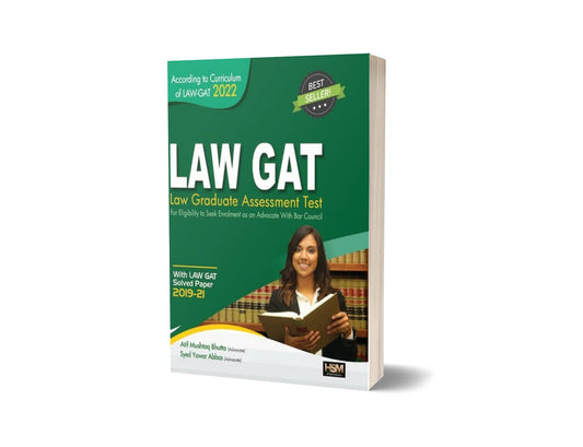 LAW Gat (Law Graduate Assessment Test) By HSM Publishers-Books-Maktaba Sultan e Alamgir
