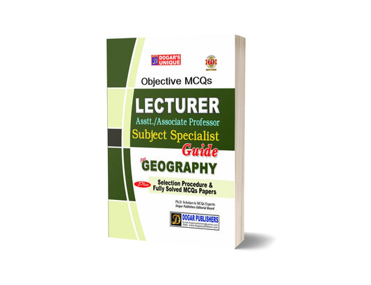 LECTURER GEOGRAPH By Dogar publishers-Books-Maktaba Sultan e Alamgir