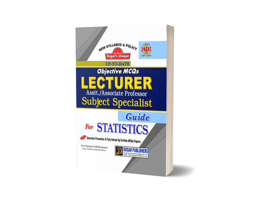 LECTURER STATISTICS By Dogar publishers-Books-Maktaba Sultan e Alamgir