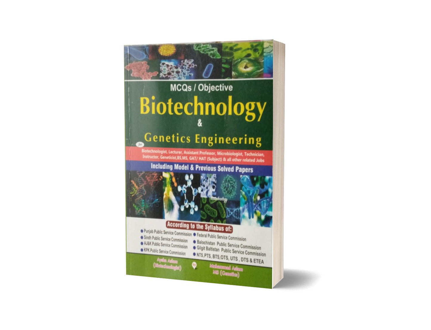 MCQs Objective Biotechnology & General Engineering For NTS By M Sohail Bhatti-Books-Maktaba Sultan e Alamgir