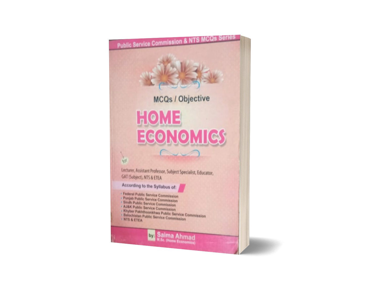 MCQs / Objective Home Economics For NTS By Muhammad Sohail Bhatti-Books-Maktaba Sultan e Alamgir
