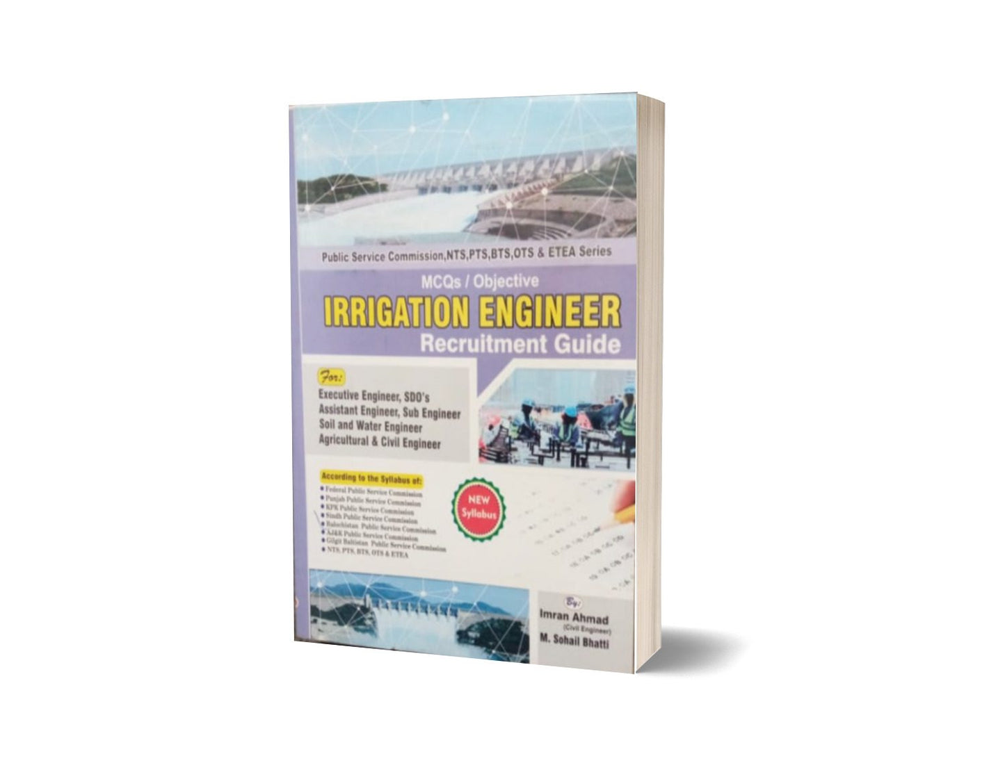 MCQs / Objective Irrigation Engineer Recruitment Guide By Muhammad Sohail Bhatti-Books-Maktaba Sultan e Alamgir