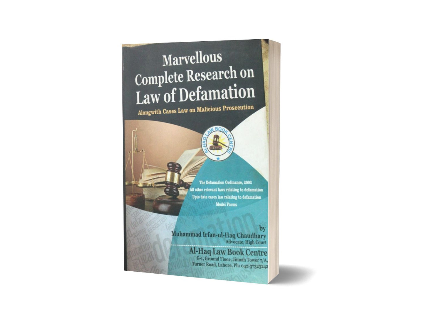 Marvellous complete research on law of defamation By Muhammad Irfan ul Haq CH-Books-Maktaba Sultan e Alamgir