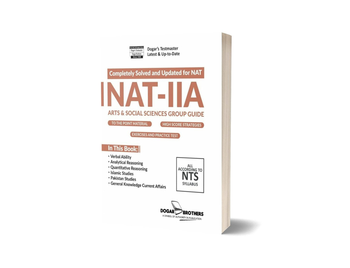 NAT IIA For Arts & Social Science Group Guide By Dogar Brothers-Books-Maktaba Sultan e Alamgir