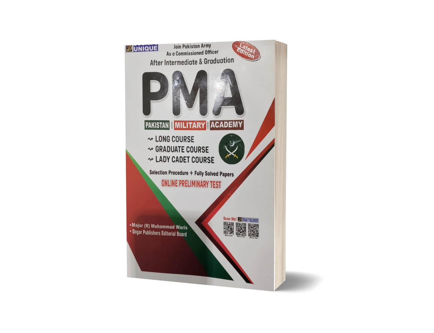 PMA Long Course By Major ( R ) M Waris-Dogar Publisher-Books-Maktaba Sultan e Alamgir