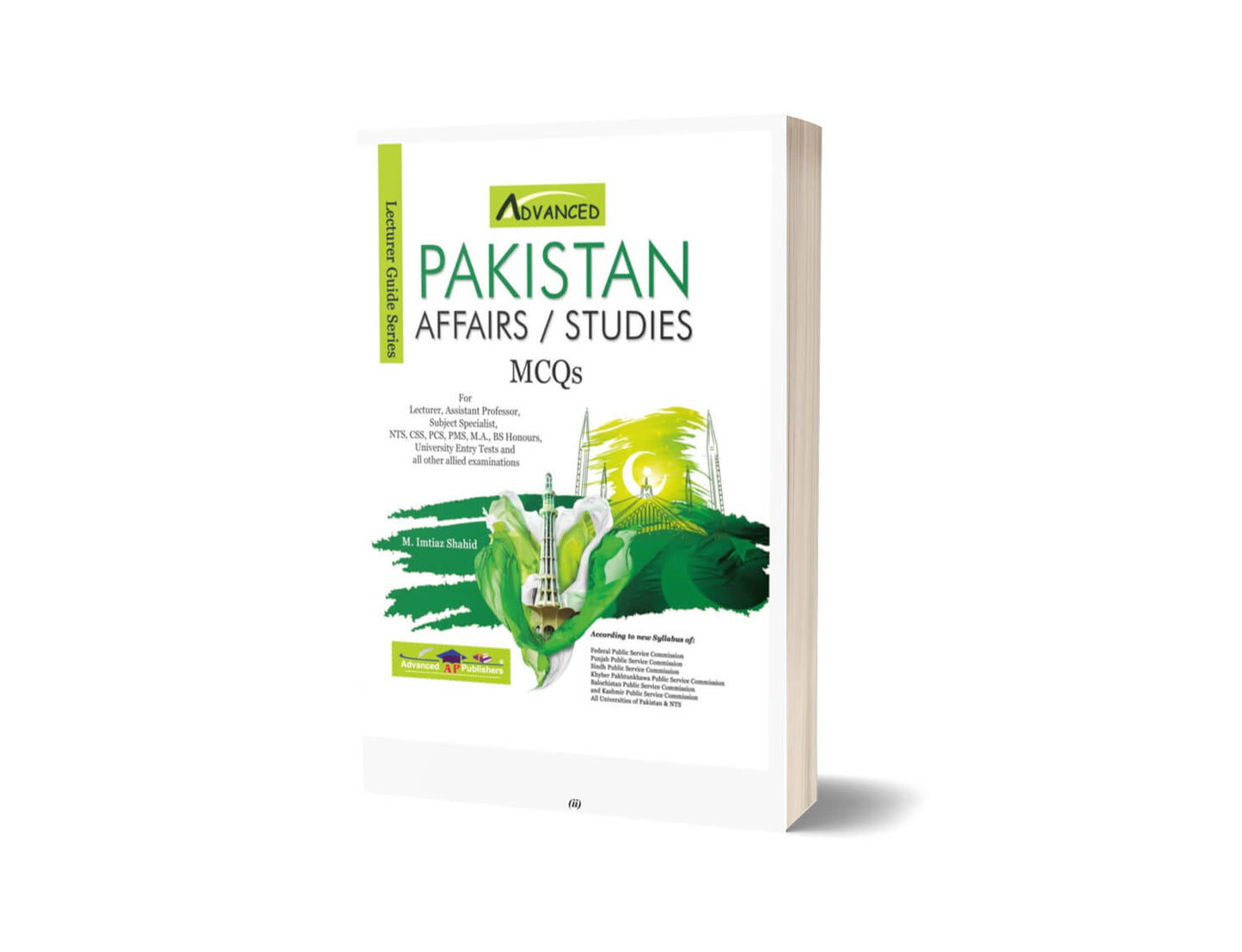 Pakistan Affairs MCQs For CSS PMS Guide By M. Imtiaz Shahid – Advance Publisher-Books-Maktaba Sultan e Alamgir