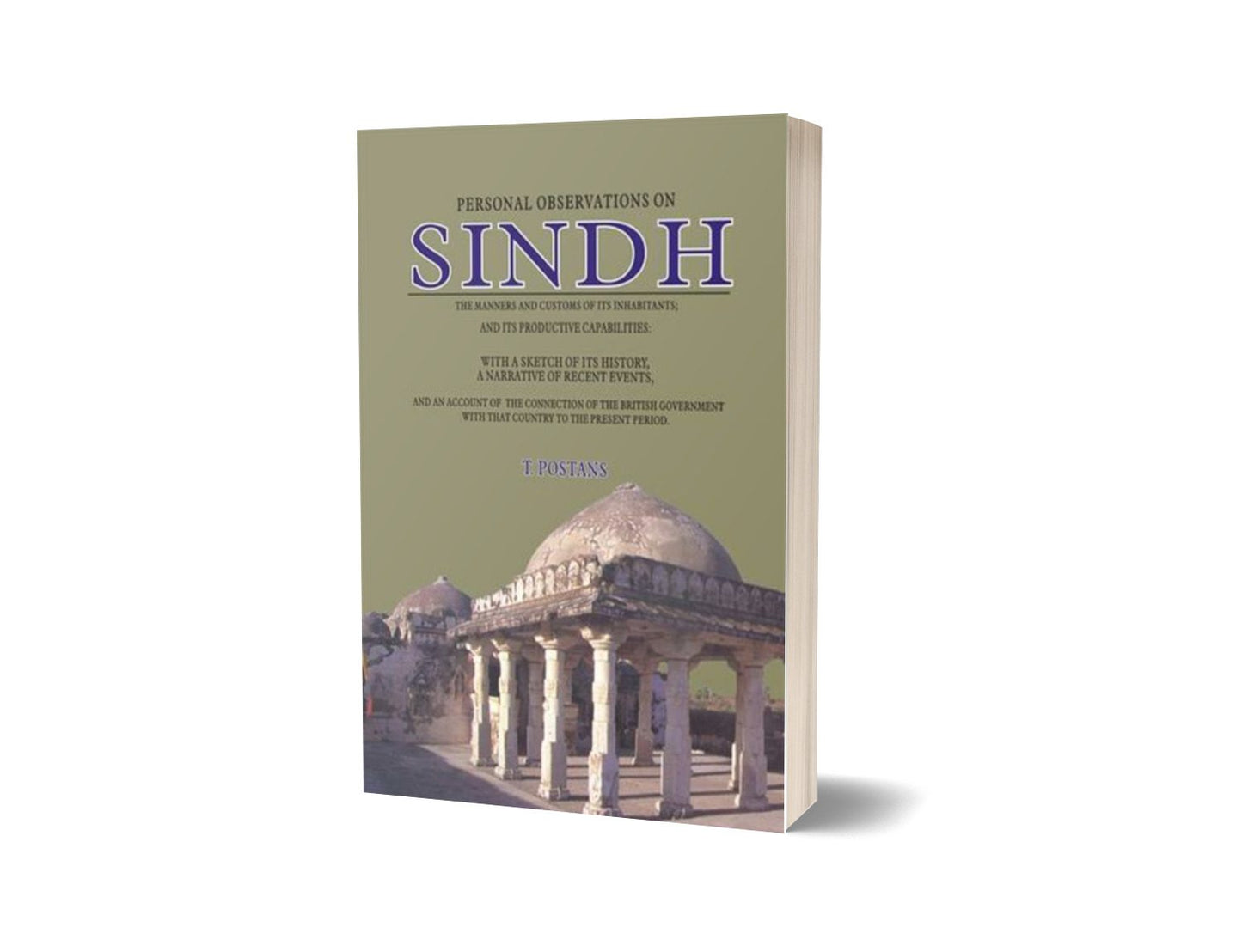 Personal Observations On Sindh By T. Postans-Books-Maktaba Sultan e Alamgir