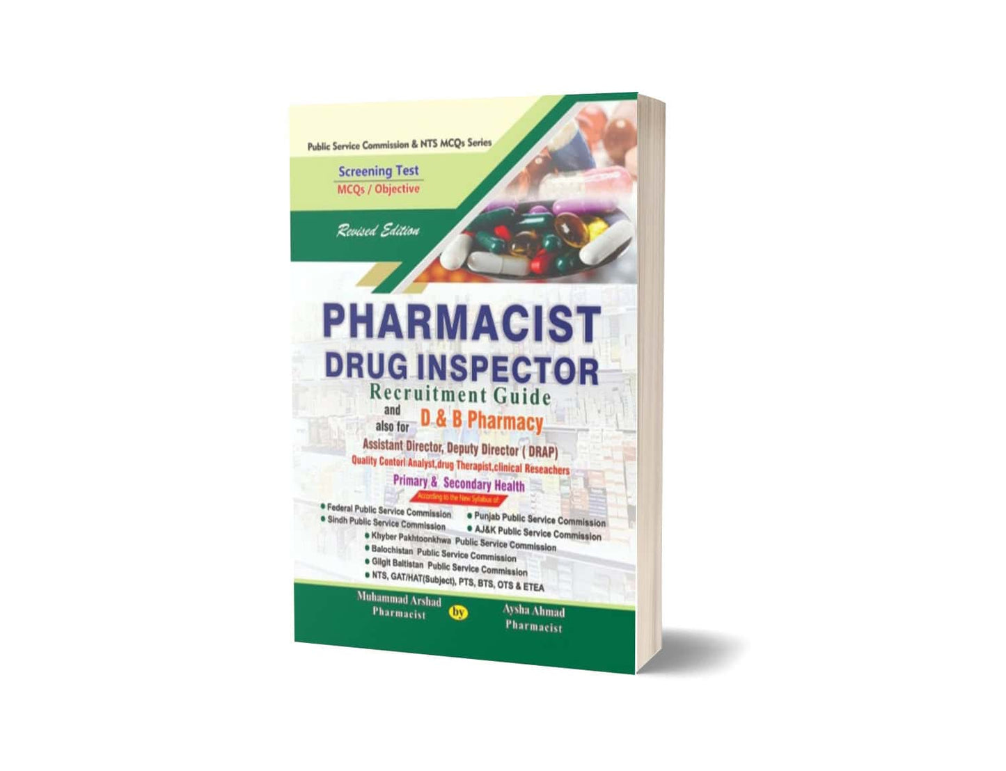 Pharmacist Drug Inspector MCQs Guide By M Sohail Bhatti-Books-Maktaba Sultan e Alamgir