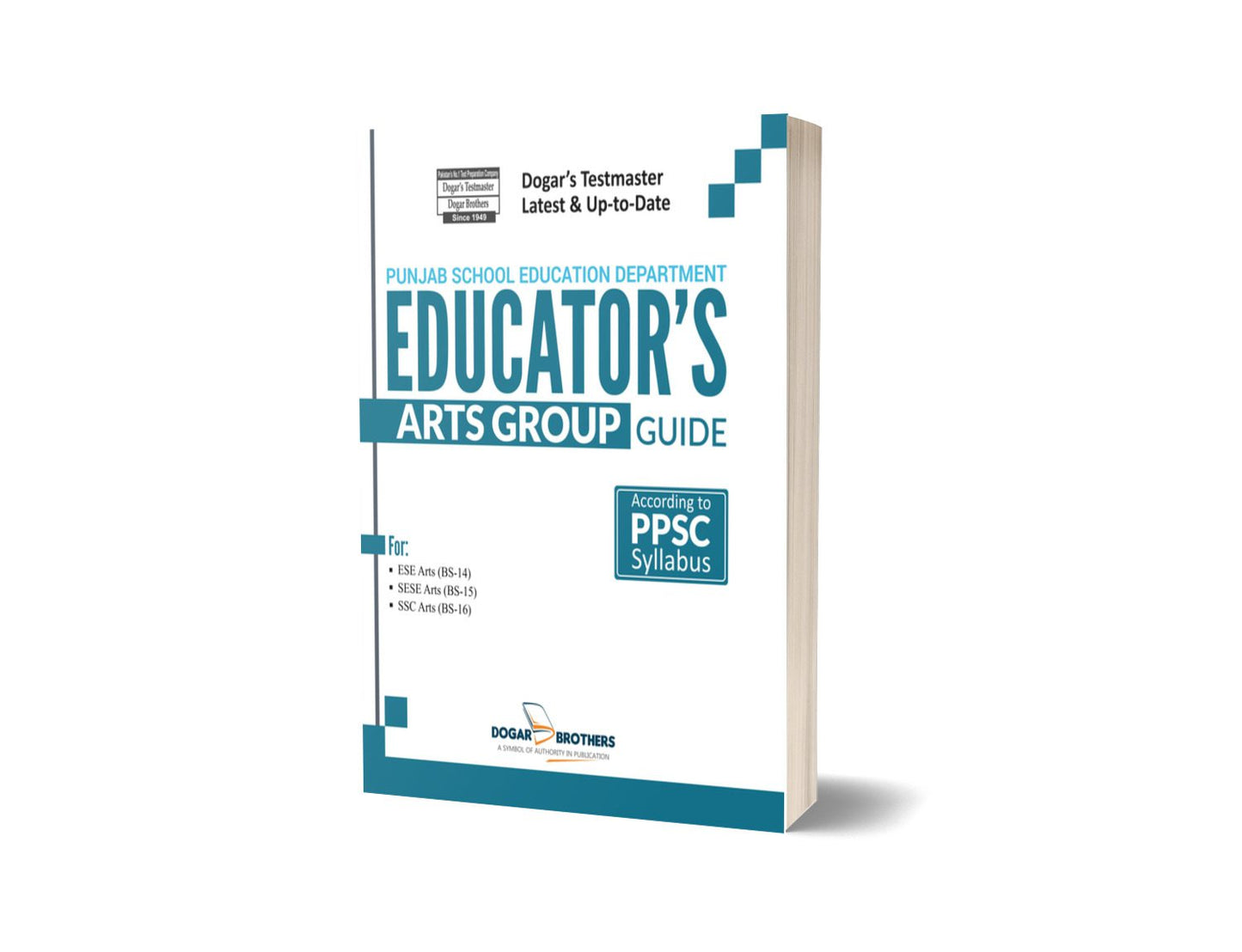 Punjab School Education Department Educator’s Arts Group Guide By Dogar Brothers-Books-Maktaba Sultan e Alamgir