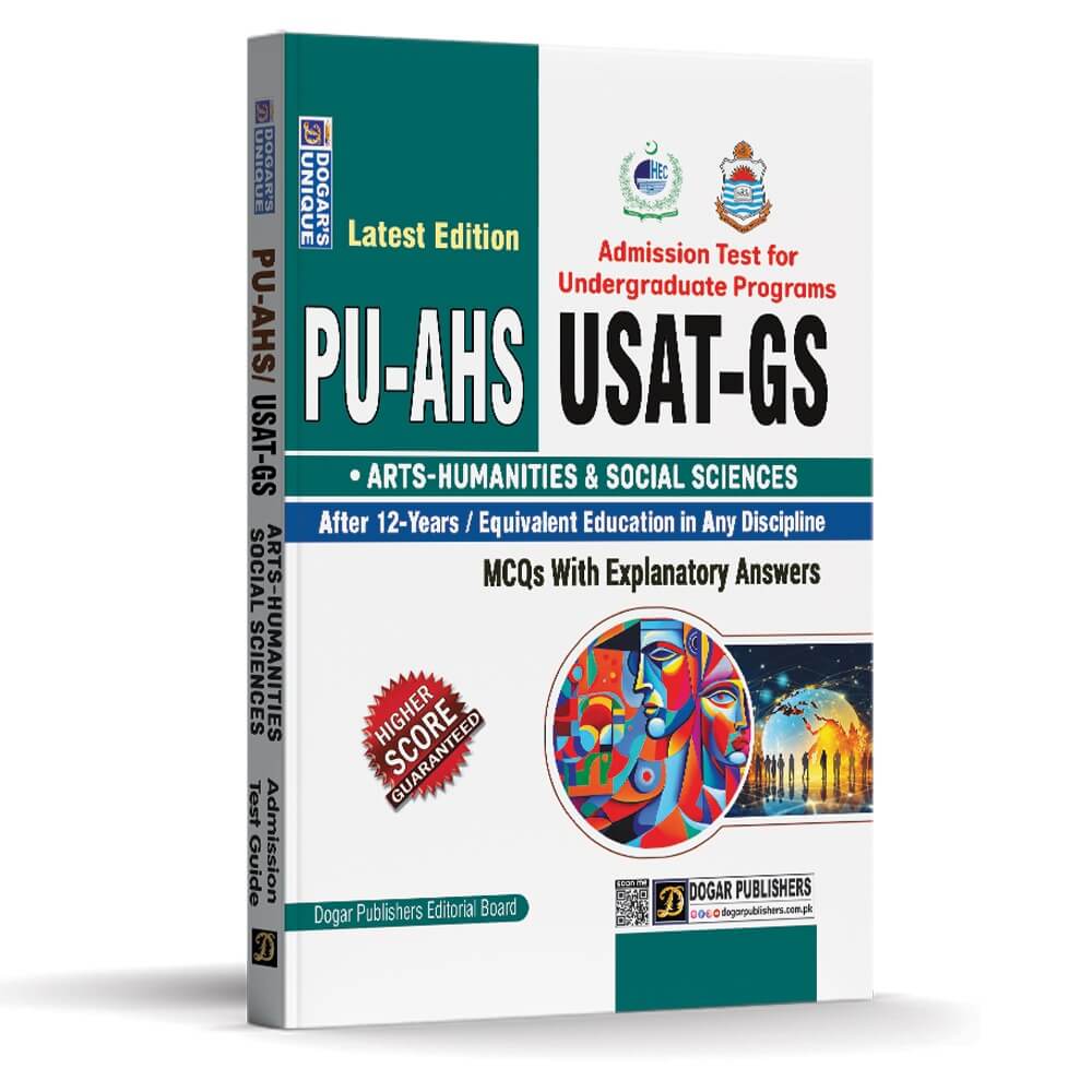 Punjab University PU-AHS & USAT-GS (Arts Humanities & Social Sciences) By Dogar Publishers-Books-Maktaba Sultan e Alamgir