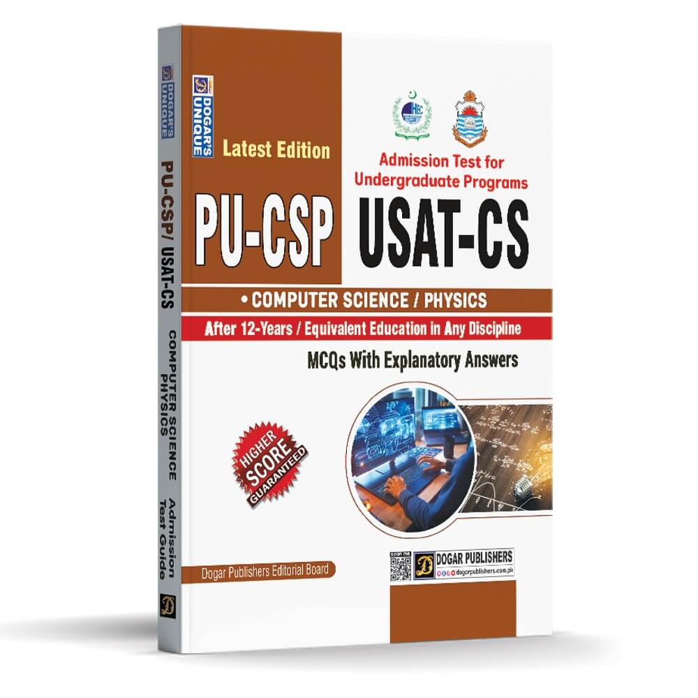 Punjab University PU-CSP & USAT-CS (Computer Science & Physics) By Dogar Publishers-Books-Maktaba Sultan e Alamgir