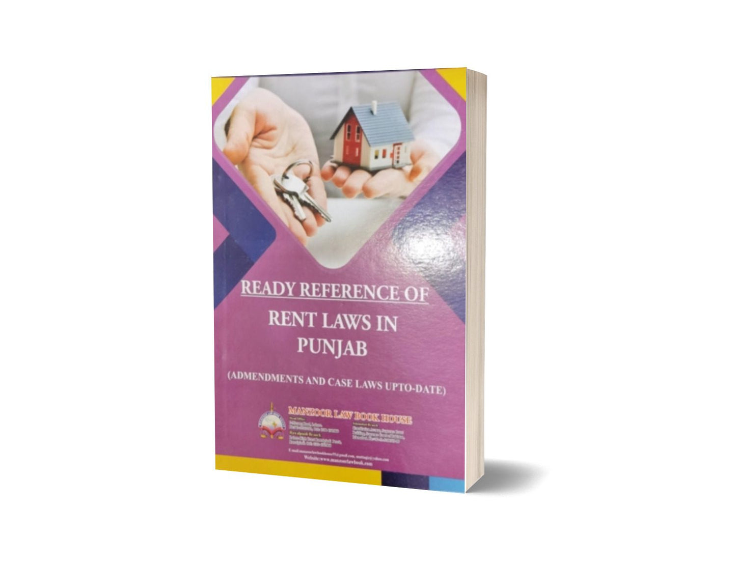READY REFERENCE OF RENT LAWS IN PUNJAB For Law Book BY ABID HUSSAIN ABID – Mansoor Book House-Books-Maktaba Sultan e Alamgir