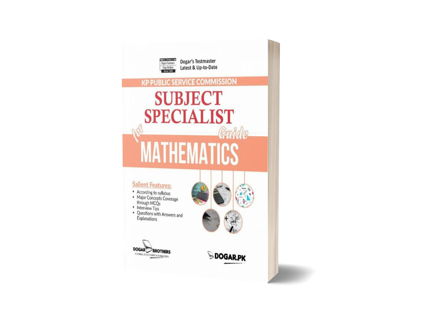 Subject Specialist Mathematics Guide For KPPSC – Dogar Brother-Books-Maktaba Sultan e Alamgir