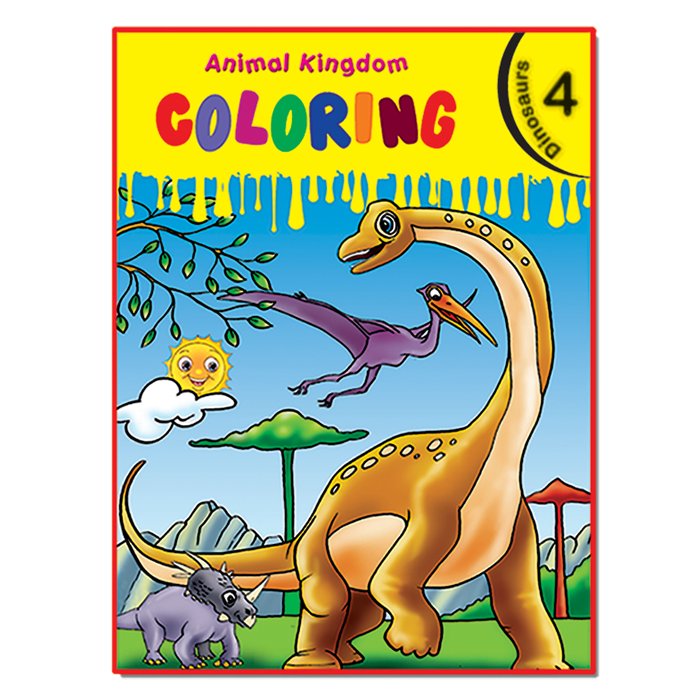 Animal Kingdom Coloring (Dinosaurs 4)-Books-Maktaba Sultan e Alamgir