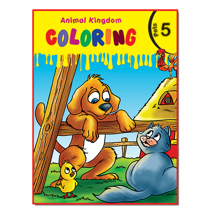 Animal Kingdom Coloring (Pets 5)-Books-Maktaba Sultan e Alamgir