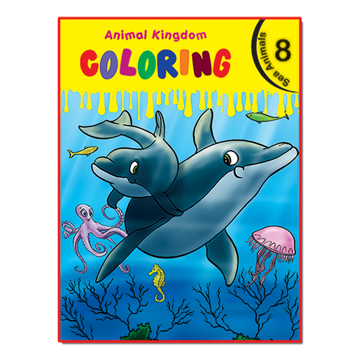 Animal Kingdom Coloring (Sea Animals 8)-Books-Maktaba Sultan e Alamgir