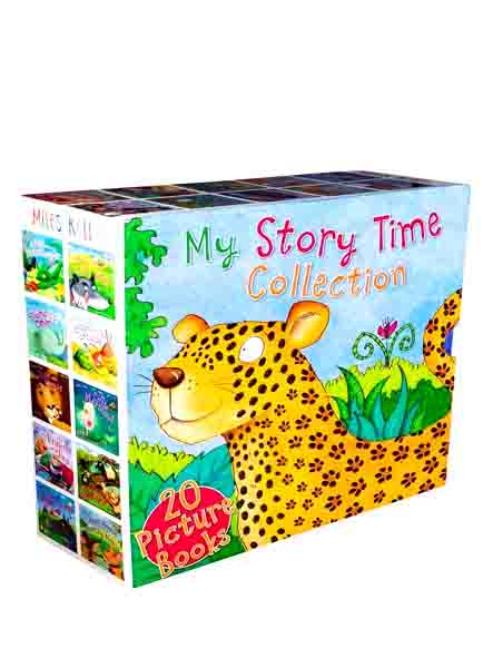 My Storytime Collection Box Set-This Charming Collection of Fairy Tales, Fables and Animal Stories contains 20 Palm-Sized Picture Books-Books-Maktaba Sultan e Alamgir