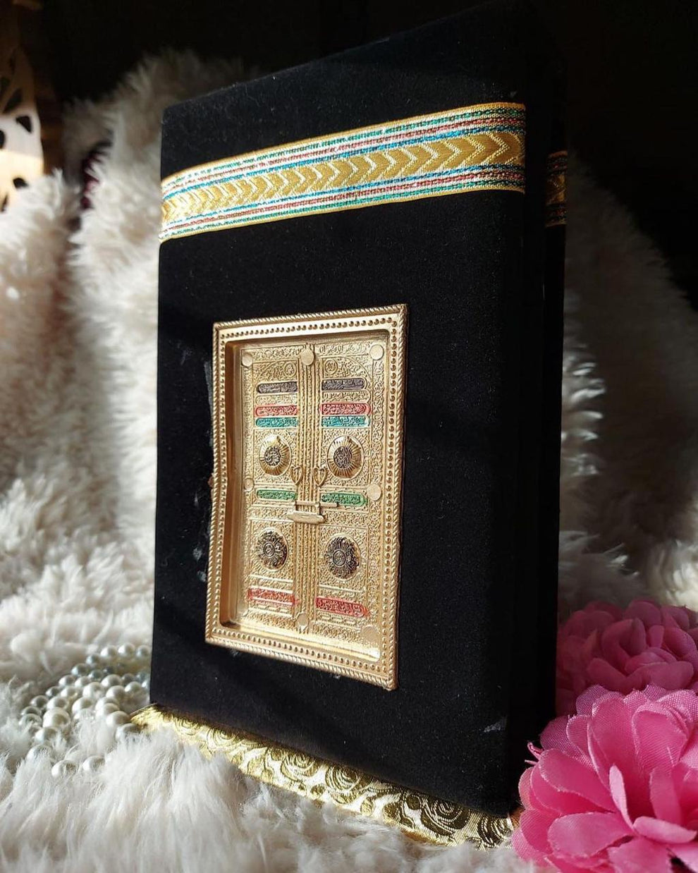 Kaaba Quran gift with Kaaba Box and prayer Mat