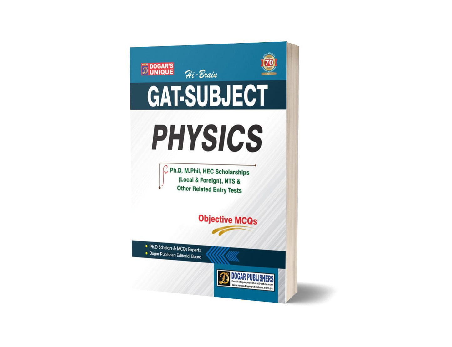 GAT PHYSICS For Ph.D. M. Phil, NTS &amp; Entry Test-Books-Maktaba Sultan e Alamgir