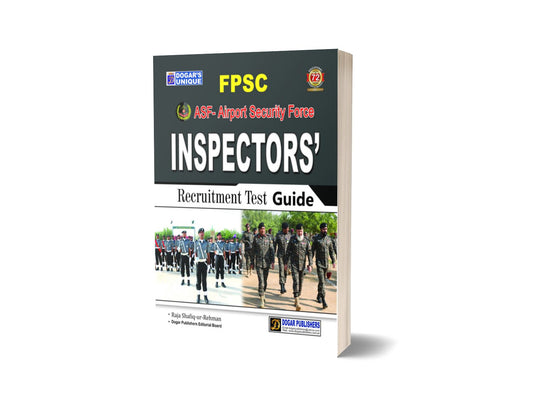 ASF-INSPECTORS’ RECRUITMENT TEST GUIDE-Books-Maktaba Sultan e Alamgir