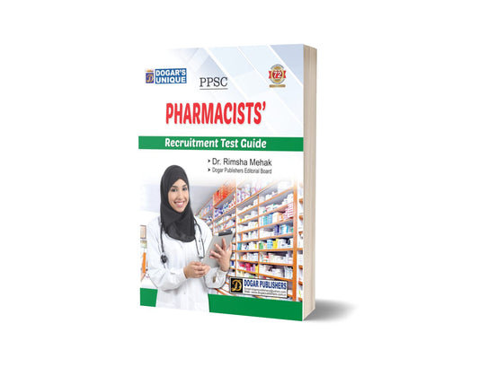 PHARMACISTS’ Recruitment Test Guide By Dogar Publishers-Books-Maktaba Sultan e Alamgir