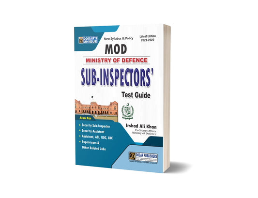 SUB-INSPECTORS’ TEST GUIDE (MINISTRY OF DEFENCE)-Books-Maktaba Sultan e Alamgir