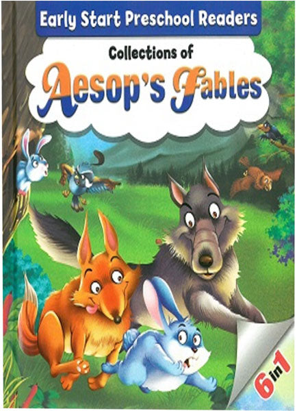 COLLECTIONS OF AESOP'S FABLES 6 IN 1 - BLUE-Books-Maktaba Sultan e Alamgir