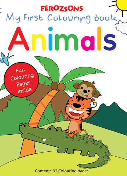 My First Colouring Book Animals-Books-Maktaba Sultan e Alamgir