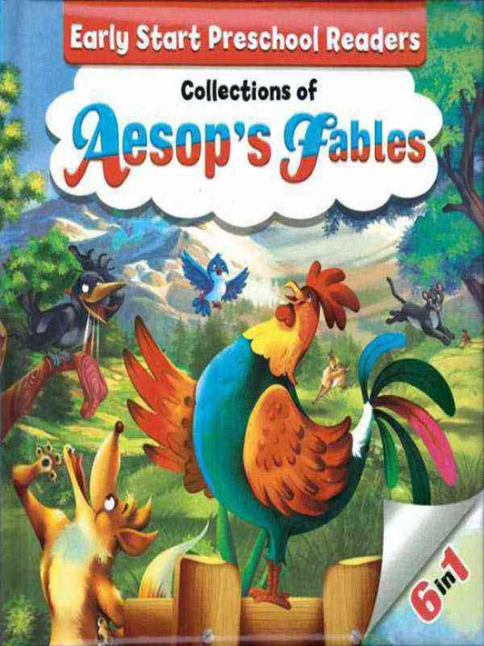 EARLY START PRESCHOOL READERS COLLECTIONS OF AESOP’S FABLES 6 IN 1 BOOK -1-Books-Maktaba Sultan e Alamgir