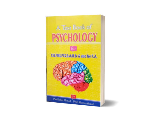 A Text BOOk Of Psychology For CSS.PMS-PCS By Muhammad Sohail Bhatti-Books-Maktaba Sultan e Alamgir