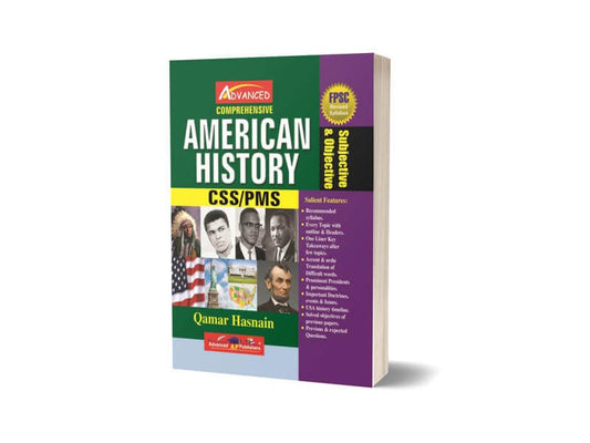 American History By Qamar Hasnain-Advanced Publishers-Books-Maktaba Sultan e Alamgir