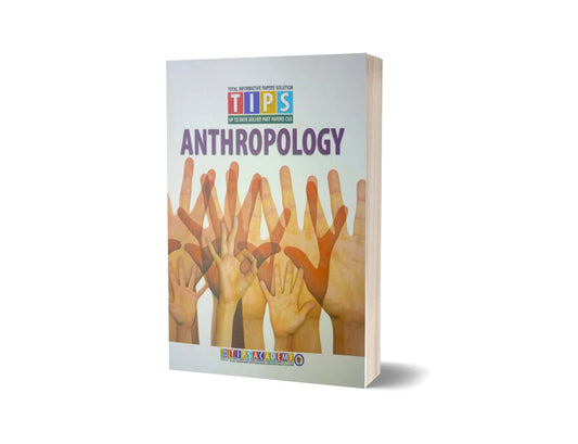 Anthropology Solved Past Paper 2016 To 2024 By Tips Academy-Books-Maktaba Sultan e Alamgir