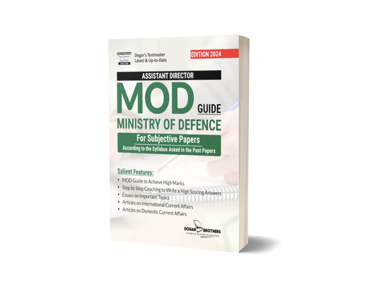 Assistant Director (MOD) Guide For Subjective Paper By Dogar Brothers-Books-Maktaba Sultan e Alamgir