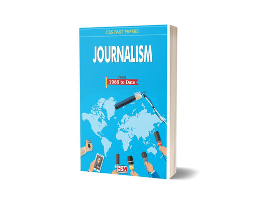 CSS Past Papers Journalism &amp; Mass Communication By HSM Publishers-Books-Maktaba Sultan e Alamgir