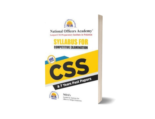 CSS Syllabus &#038; 7 Years Past Papers By National Officer Academy-Books-Maktaba Sultan e Alamgir