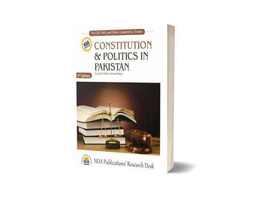 Constitution &#038; Politics in Pakistan By Sir Zaffar Hassan Naqvi- National Officer Academy-Books-Maktaba Sultan e Alamgir