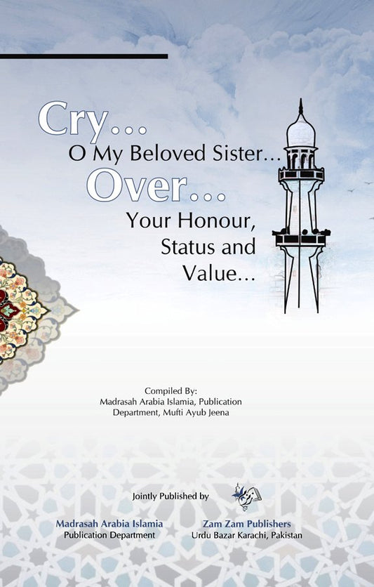 Cry O My Beloved Sister-Books-Maktaba Sultan e Alamgir