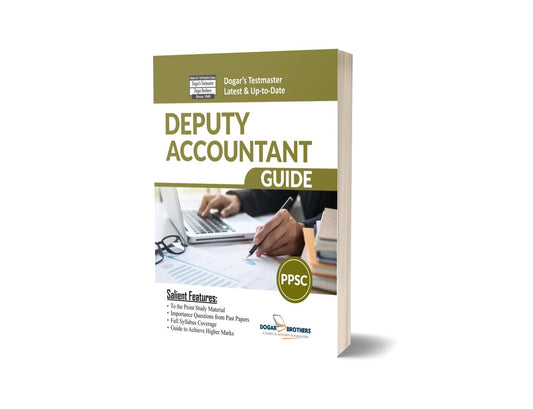 Deputy Accountant PPSC Guide By Dogar Brothers-Books-Maktaba Sultan e Alamgir