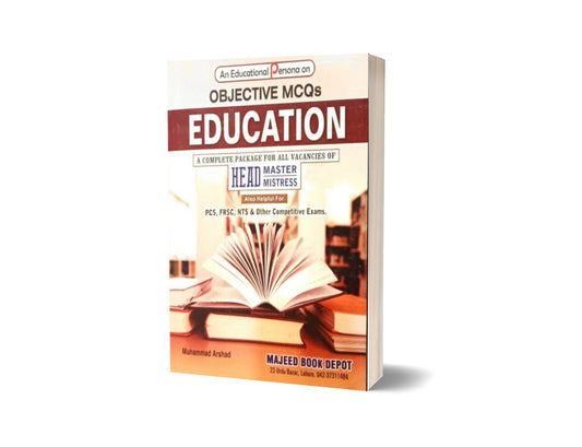 Education Objective MCQs By M Arshad-Books-Maktaba Sultan e Alamgir