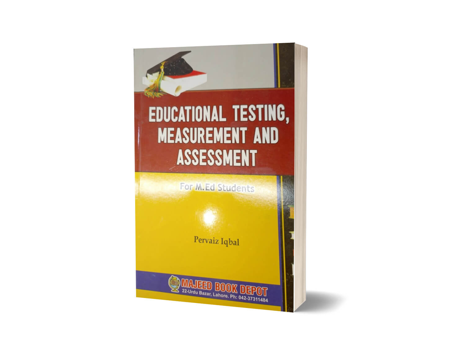 Educational Testing Measurement &#038; Assessment By Pervaiz Iqbal-Books-Maktaba Sultan e Alamgir