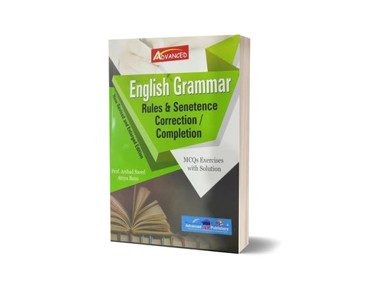English Grammar Rules &#038; Sentences Correction Completion By Advance Publisher-Books-Maktaba Sultan e Alamgir