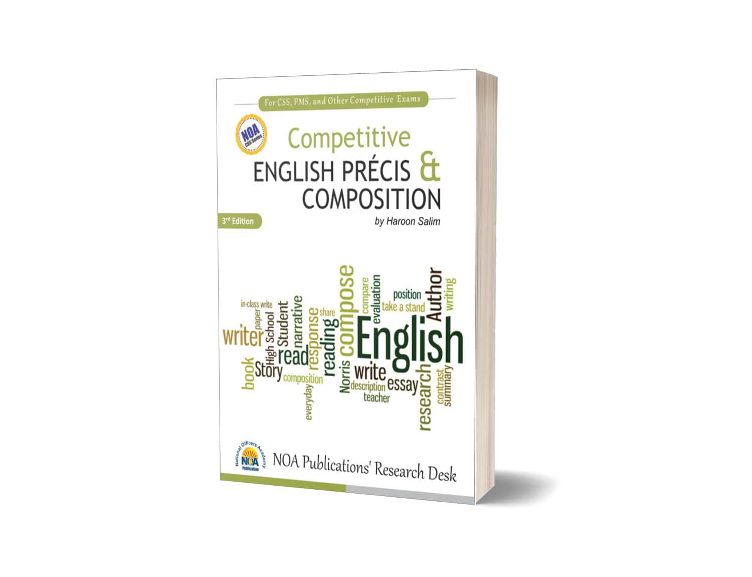 English Precis &#038; Composition By Haroon Salim &#8211; National Officer Academy-Books-Maktaba Sultan e Alamgir
